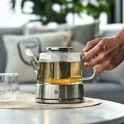 Zwilling Sorrento Teapot 39500-142 Glass Pot with Warmer