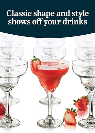 Libbey Margarita Party Glasses, Set of 12
