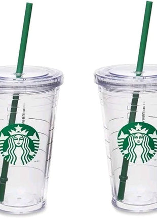 Starbucks Grande Insulated Travel Tumbler 16 OZ Double Wall Acrylic 2 Pack Set