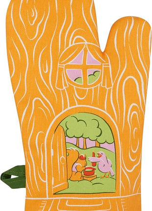 Blue Q I Put Wine in The Sauce Funny Oven Mitts - Cute Oven Mitts, Home Kitchen Gifts, Cooking Accessories, Super-Insulated Quilting, Comfy Natural-Fitting Shape, 100% Cotton, Size 12.5" L x 7.5" W