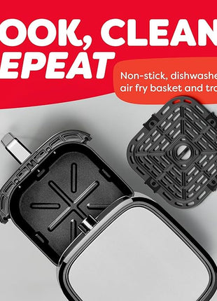 Instant Pot 4QT Vortex Plus 6-in-1 Mini Air Fryer, Custom Program Options, Crisps, Broils, Roasts, Dehydrates, Bakes, Reheats, 100+ In-App Recipes, Stainless Steel,4 Quarts