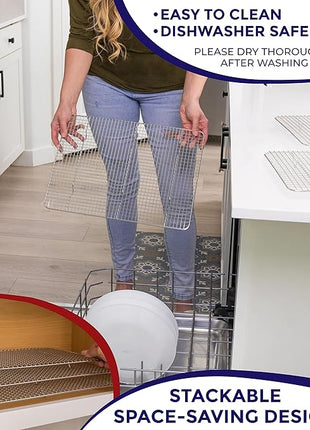 KITCHENATICS Jelly Roll Cooling Racks for Cooking and Baking, Heavy Duty Cooking Racks for Sheet Pan, Stainless Steel Wire Rack for Cooking, Cookie Cooling Rack Fits Jelly Roll Pan 15x10, Set of 2