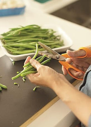 Fiskars Kitchen Scissors, Total Length: 18 cm, Quality Steel/Synthetic Material, Classic, 1000819