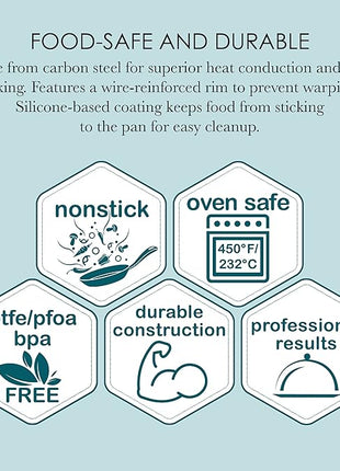 Chicago Metallic Professional Non-Stick Cooking/Baking Sheet, 17-Inch-by-12.25-Inch