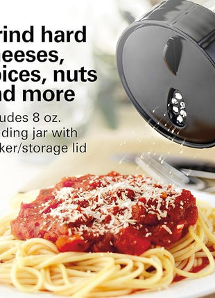 Hamilton Beach MultiBlend Smoothie Blender with 4 Shatterproof BPA Free Jars and Lids; Large 32oz Jar, 8oz Grinder for Nuts & Spices, and 2 Portable Travel Cups, 650 Watts, Black and Stainless (52400)