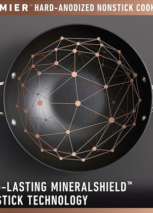 Calphalon Premier Hard-Anodized Nonstick Cookware 11-Piece Pots and Pans Set Dishwasher and Oven Safe with MineralShield Nonstick Technology Durable and Versatile Kitchen Cookware