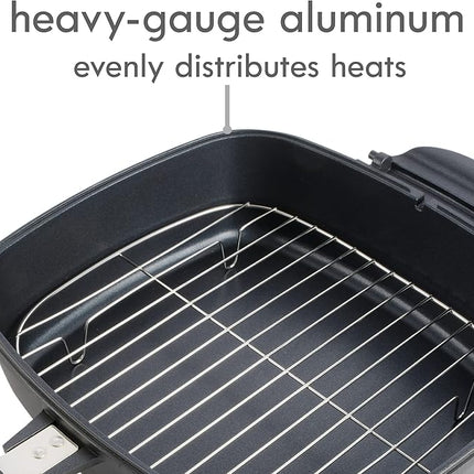 Kenmore Wyatt Aluminum Stackable All in One Multi-Function Cookware Set (Grill, Fry, Steam, Saute)