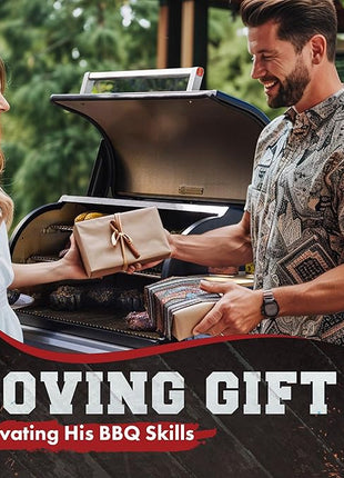 KITCHEN PERFECTION Silicone Smoker Oven Gloves -Extreme Heat Resistant Bbq Gloves -Handle Hot Food Right on Your Smoker Grill Fryer Pit|Waterproof Oven Mitts Grill Gloves |Superior Value Set+3 Bonuses