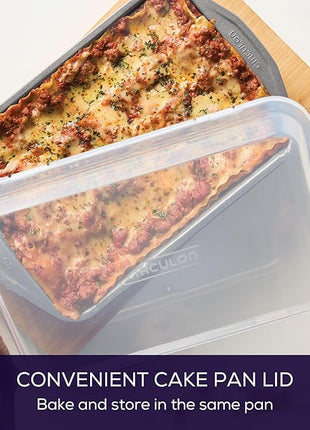 Circulon Total Nonstick Bakeware Set with Nonstick Bread Pan, Cookie Sheet, Baking Pan, Baking Sheet, Cake Pan and Muffin/Cupcake Pan - 10 Piece, Gray