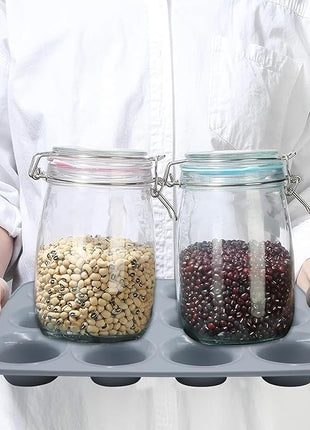 To encounter 2Pack Silicone Muffin Pan with Metal Frame, 12 Cup Regular Size Cupcake Pan, Non-Stick Baking Tray, Food Grade Baking Molds for Oven, Dishwasher Safe