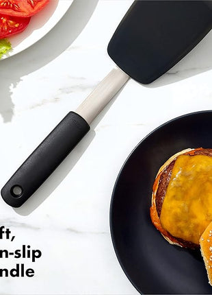 OXO Good Grips Small Silicone Flexible Turner Black