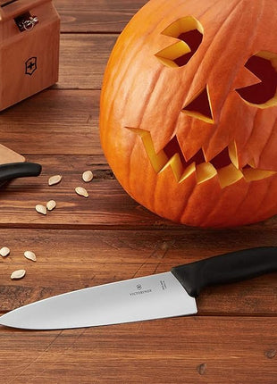 Victorinox Swiss Classic 8-Inch Chef's Knife with Straight-Edge Blade and Black Handle