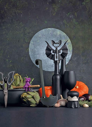 OTOTO Elizabat Kitchen Scissors - Halloween Goth Cute Bat Kitchen Shears, Gothic Scissors Utensils - Spooky Bats Halloween Gifts, Cute Gadgets