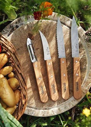 Opinel Essentials Kitchen Knives Box Set - Natural
