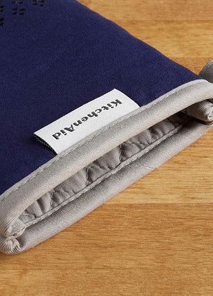 KitchenAid Asteroid Oven Mitt Set, 7"x12.5", Cobalt Blue, 2 Piece