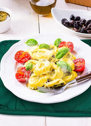 GROBRO7 5Pack Pocket Pot Holders Cotton Heat Resistant Potholder Multipurpose Hot Pads Machine Washable Oven Mitts Heat Pads for Daily Kitchen Baking and Cooking 8.9 x 6.9 in Dark Green