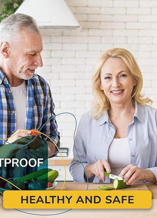 Vos Ceramic Knife Set with Peeler, Ceramic Knives Set For Kitchen, Ultra Sharp Kitchen Knife Set with Covers, 3" 4" 6" Paring, Utility & Chef Knife, Lightweight, Dishwasher safe (Multi-Color Handle)