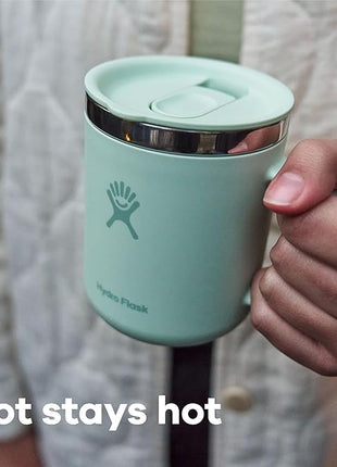 Hydro Flask Coffee Mug – Insulated Stainless Steel, Non Spill, Leak Proof Travel Mug 12 Oz Agave Green