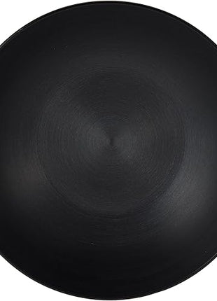 Hawkins Futura 5 Litre Deep Fry Pan, Hard Anodised Kadai with Stainless Steel Lid, Flat Bottom Kadhai, Big Kadai, Black (AD50S)