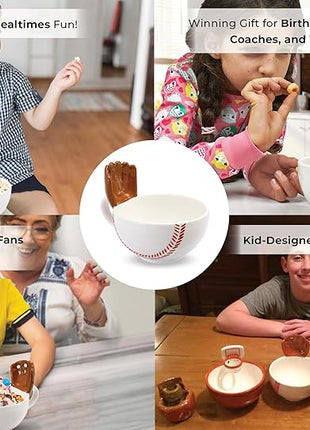 MAX'IS Creations The Mug with a Glove, Baseball Mug Coach Gifts Novelty Funny Coffee Mugs Kids Christmas Sports Baseball Gifts for Boys 8-12 12-14 Men Mom Gift Accessories, 16oz