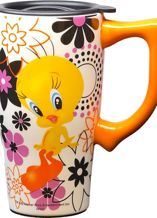 Spoontiques TWEETY TRAVEL MUG, 18 ounces