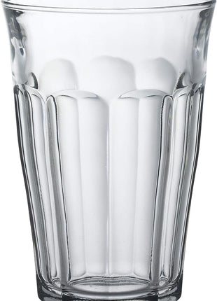 Duralex Tempered Glass, Made In France Picardie Clear Tumbler, Set of 6, 12.62 oz.
