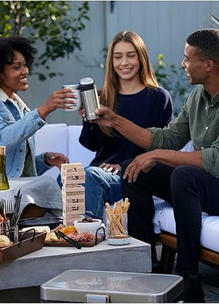 Contigo River North Stainless Steel Wine Tumbler with Spill-Proof Lid, Leak-Proof 12oz Reusable Wine Glass, Dishwasher Safe & Keeps Drinks Hot or Cold for Hours, Sunbeam Gold