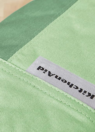 KitchenAid Beacon Two-Tone Non-Slip Mini Oven Mitt Set, Pistachio/Graphite Green, 5.5"x8", 2 Piece