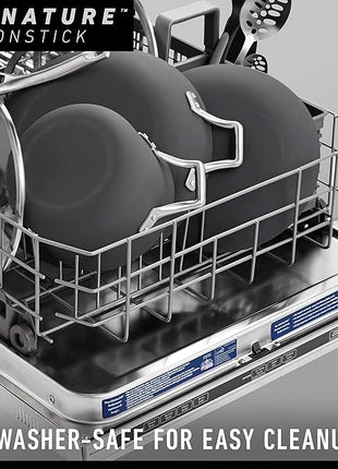 Calphalon Signature Hard-Anodized Nonstick Dutch Oven, 5-Quart, Oven-Safe, PFOA-Free, Black