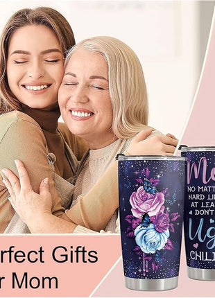 Macorner Mothers Day Gifts for Mom - Stainless Steel Tumbler 20oz For Women - Birthday for Wife Grandma Nana From Daughter Son Kid