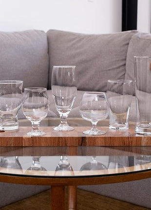 Libbey Craft Brews Assorted Beer Glasses Set of 6 with Gift Box – Lead‑Free Specialty Beer Glassware for IPA, Stout, Wheat, Lager, Sour & High‑ABV – Dishwasher Safe