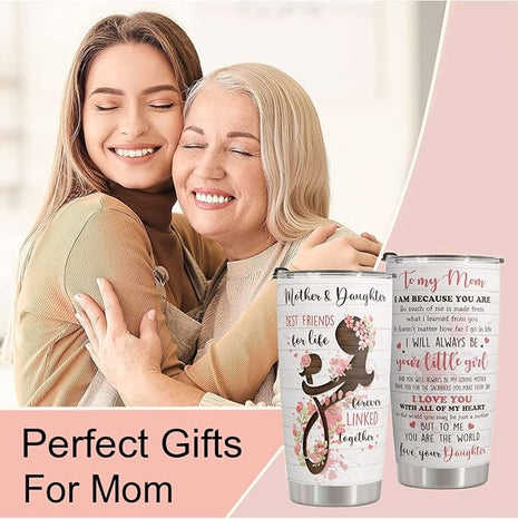 Macorner Mothers Day, Birthday Gifts for Mom Nana From Daughter - Gifts For Grandma - Stainless Steel Tumbler 20oz