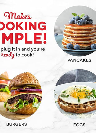 DASH Mini Maker 3-Pack Gift Set, Mini Waffle Maker + Mini Heart-Shaped Waffle Maker + Mini Maker Griddle