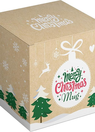 Christmas Coffee Mug ‘’ Christmas Calories Don’t Count’’, Funny Coffee Mug from Daughter, Wife and Son – Mug in Decorative Gift Box,11 Oz