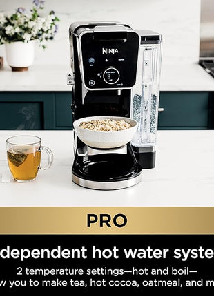 Ninja Hot and Iced Coffee Maker, Single Serve Coffee Maker and Drip Coffee Machine, DualBrew Pro Specialty 12-Cup with K-Cup Combo, Includes Permanent Filter, CFP307