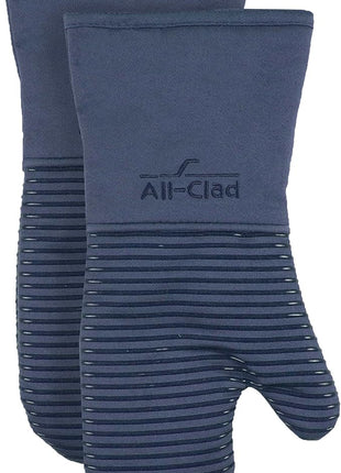 All-Clad Premium Silicone Oven Mitts, 2-Pack, Indigo
