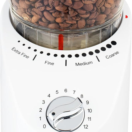 Capresso Infinity Plus Conical Burr Grinder, White