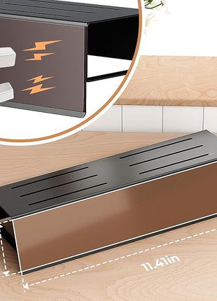 4 Pack Moveable Fridge Magnetic Spice Racks,Metal Black