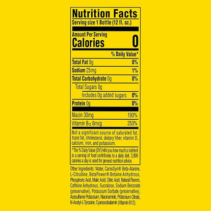 Cellucor C4 Energy Non-Carbonated Zero Sugar Energy Drink, Pre Workout Drink + Beta Alanine, Watermelon, 12 Fl Oz (Pack of 12)