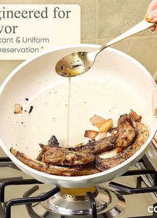 CAROTE Pots and Pans Set, Nonstick Cookware Set Detachable Handle, 19pcs Induction Kitchen Cookware Sets Non Stick with Removable Handle, RV Cookware Set, Oven Safe, Sage Green