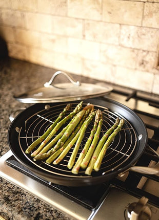 KITCHENATICS Round Cooling Racks for Cooking & Baking, Stainless Steel Steamer Rack, Canning Rack, Cake Cooling Rack - Circle Wire Cooling Rack for Air Fryer, Instapot, Cake Pans - 3PC 7.5", 9", 10.5"