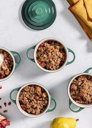 Le Creuset Stoneware Mini Round Cocotte, 8 oz., Artichaut