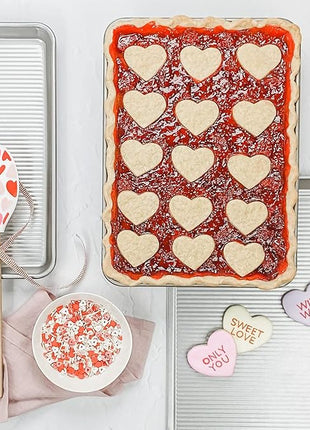 USA Pan 3-Piece Warp Resistant Non-Stick Aluminized Steel Bakeware Set