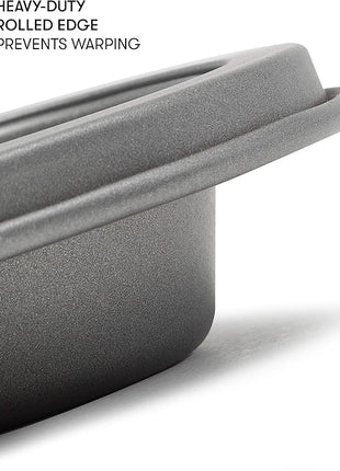 Cooking Light Carbon Steel Mini Muffin Pan Gray | Non-Stick | Heavy Duty | 24-Cup | Pack of 6