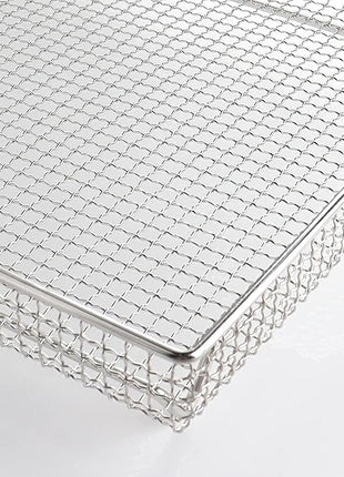 Air Fryer Basket, Compatible with Cuisinart TOA-60 Series/TOA-65 Air Fryer. Made with 304 Food-Grade Stainless Steel Wire Rack for Cooking and Baking in a Convection Toaster Oven