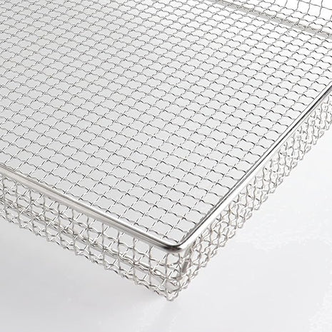 Air Fryer Basket, Compatible with Cuisinart TOA-60 Series/TOA-65 Air Fryer. Made with 304 Food-Grade Stainless Steel Wire Rack for Cooking and Baking in a Convection Toaster Oven