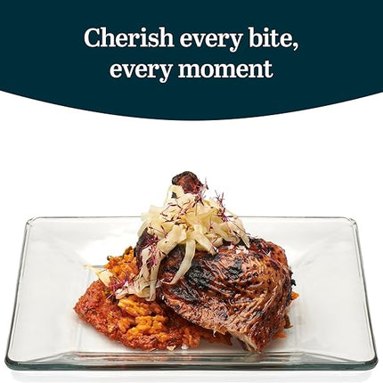 Libbey Tempered Glass Dinnerware Set, Sleek Square Clear Glass Plates and Bowls Set of 12, Dishwasher Safe Dinnerware for Parties or Everyday Use