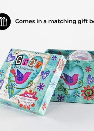 Divinity Boutique Ceramic Mug Grow Peace Bird, 12 ounce