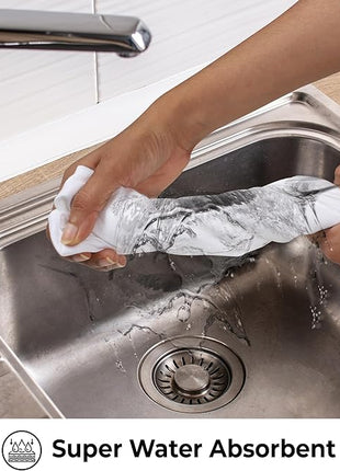 Urban Villa Flour Sack Kitchen Towels (27x27 Inches 12 Pack) Extra Large Premium White DishTowels 100% Cotton Flour Sack Kitchen Towels for Embroidery, DIY Projects, Cloth Diapers, Cheese Strainers