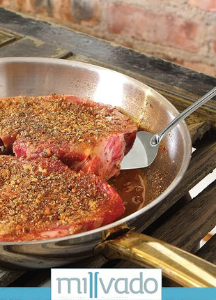 Stainless Steel Cooking Spatula,15 Inch Metal Turner, Kitchen Slotted Flipper For Grills, Camping BBQ’s, Frying Pancakes, Burgers, Large Cookware For the Professional Chef